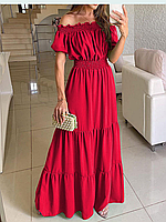 Сукня SV Party Dress Casual у підлогу Червоний, L