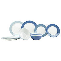 Сервиз столовый кемпинговый из меламина Gimex Tableware Colour 12 Pieces 4 Person Sky (6910121) DAS302007