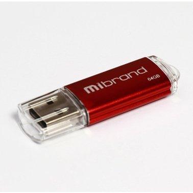 Флеш-пам'ять 64Гб Mibrand USB 2.0 Red