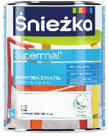 Акрилова фарба для дерева і металу, Супер емаль, (А400), БІЛА, 0,8л ШОВКОВИСТИЙ ГЛЯНЕЦЬ