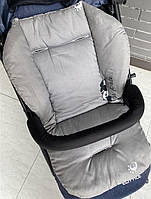 Хлопковый матрасик в прогулочную коляску вкладыш для детских стульчиков 66*47 см