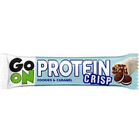 Батончик GoOn Protein Crisp Bar, 50 грамм Карамель-печенье