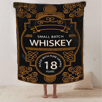 Плед 3D Whiskey 2656_B 12584 135х160 см