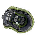 Захисний шолом Fast Helmet 3А клас захисту/ Військовий балістичний сетрифікований бронешлем / Хакі, фото 3