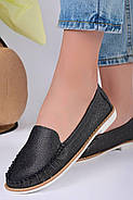Мокасини туфлі жіночі сірі Т1348, фото 7