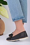 Мокасини туфлі жіночі сірі Т1348, фото 8