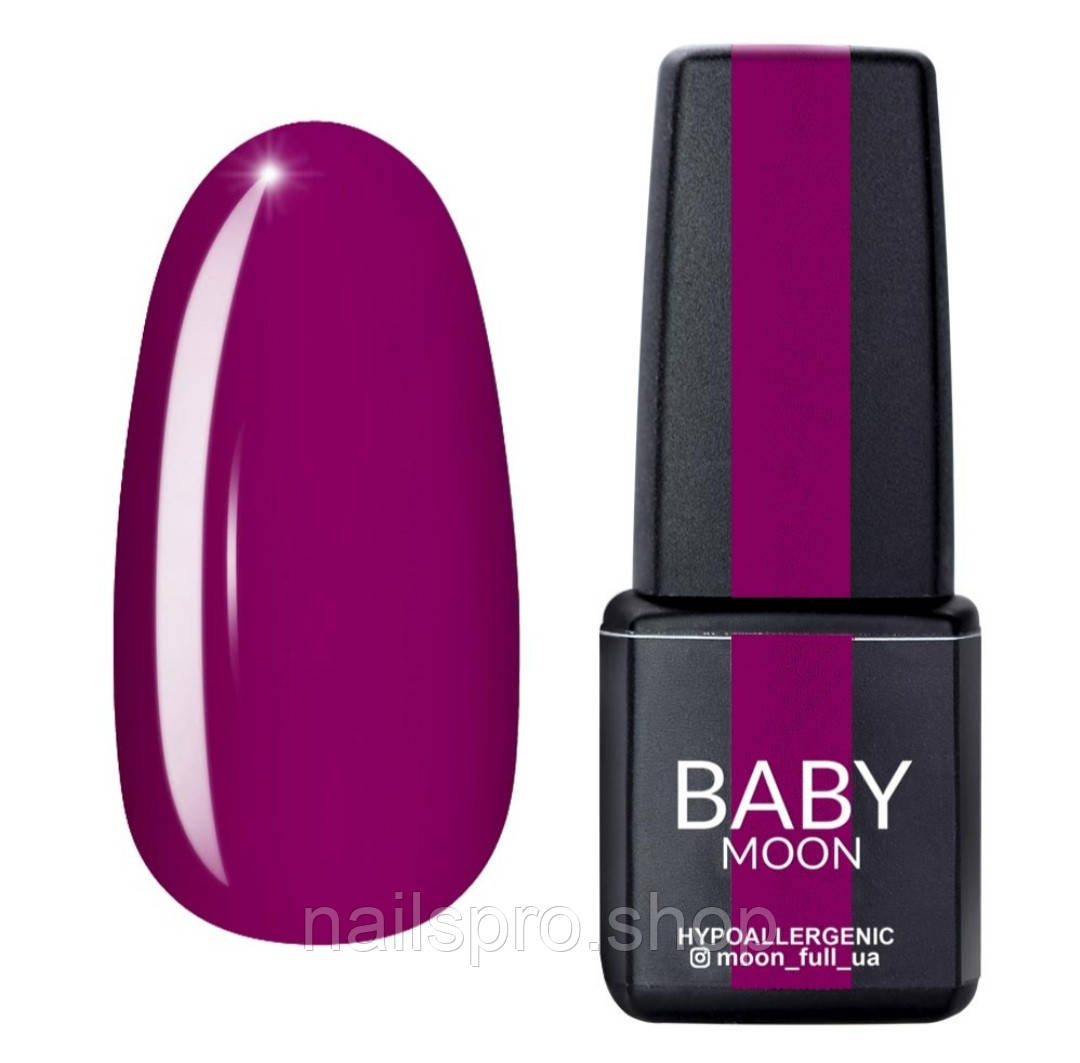 Гель лак BABY Moon Lilac Train №002 світлий буряковий, 6 мл