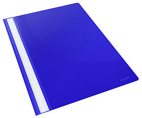 Швидкозшивач пластиковий Esselte  А4, синій (25 шт.)