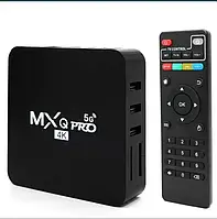 ТВ-бокс Android 11, приставка MXqPRO 4K 5g.