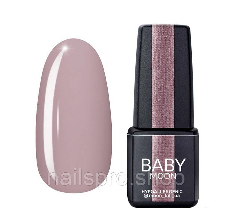 Гель лак BABY Moon Lilac Train №021 блідо-пурпурно-рожевий, 6 мл