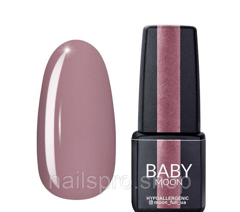 Гель лак BABY Moon Lilac Train 023 холодний пурпурно-рожевий, 6 мл