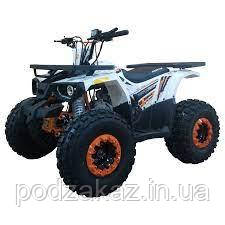 Квадроцикл FORTE Hunter 125 біло-жовтогарячий HLZ, фото 1