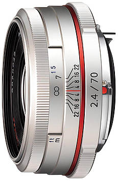 Об'єктив PENTAX HD DA 70mm f/2.4 Limited Silver