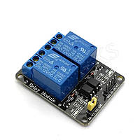 Релейний модуль 12 В 2-х канальний модуль реле Arduino, ARM, AVR, PIC