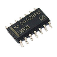 Операционный усилитель SMD LM339 компаратор 4-х канальный SOP 14