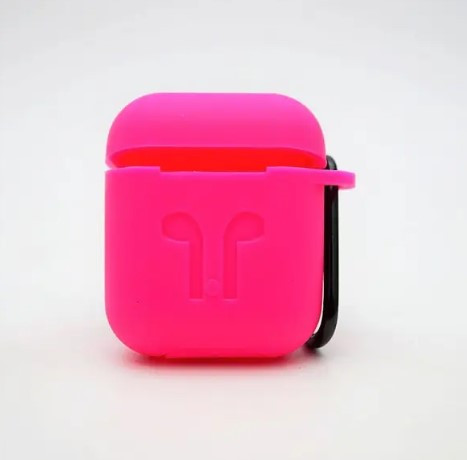 Чохол накладка Silicon Case для Apple Airpods 1/2 Camelia