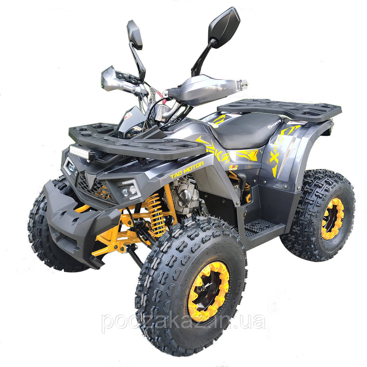 Квадроцикл FORTE Shark II 150 сіро-жовтий HLZ, фото 1