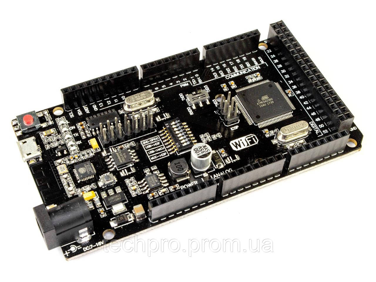 Контроллер Arduino Mega 2560 R3 (CH340G) + Wi-Fi модуль (ESP8266) (ID ...