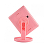 Дзеркало для макіяжу з підсвічуванням та сенсорним регулюванням Magic Makeup Mirror XR-1608 22 LED Рожеве, фото 2