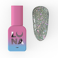 База камуфлююча Luna Lurex Base 10. сріблястий. світловідбиваючий. 13 мл