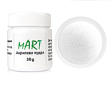 Акрилова пудра Mart Acrylic Powder Clear, прозора, 30 г