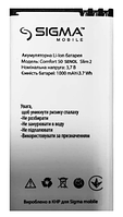 Акумулятор АКБ (Батарея) для Sigma Comfort 50 slim 2 | Senol (1000 mAh 3.7V)