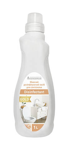 Миючий дезінфікуючий засіб для сантехніки Disinfectant Gold, 1 л, фото 1