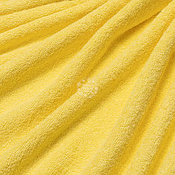 Двостороння махрова тканина лимонного кольору