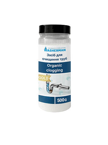 Засіб для очищення труб Organic clogging Gold 500 г, фото 1