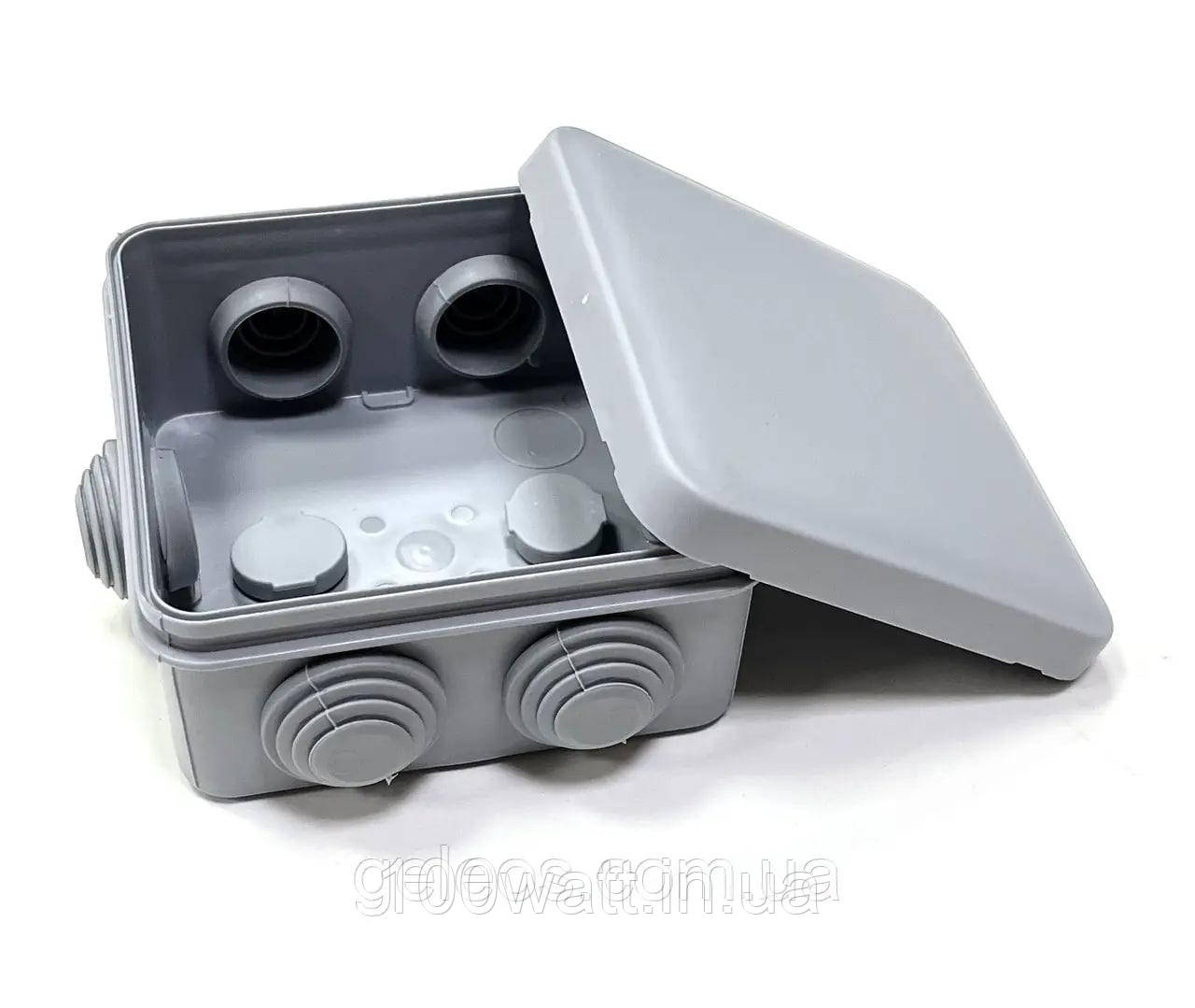 Коробка розподільна Neomax герметична зовнішня 85х85х40 мм NX1044, фото 1