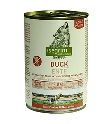 Консерви Isegrim Adult Duck (для собак з качкою, пастернаком, обліпихою та травами) 400г