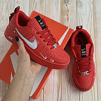 N Air Force 1 Mid LV8 красные кроссовки женские кросовки