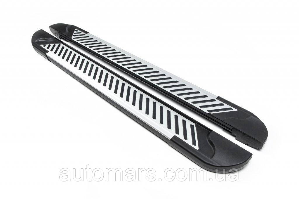 Бокові пороги Line (2 шт., Алюміній) для Mercedes GLB X247 2019- рр, фото 1