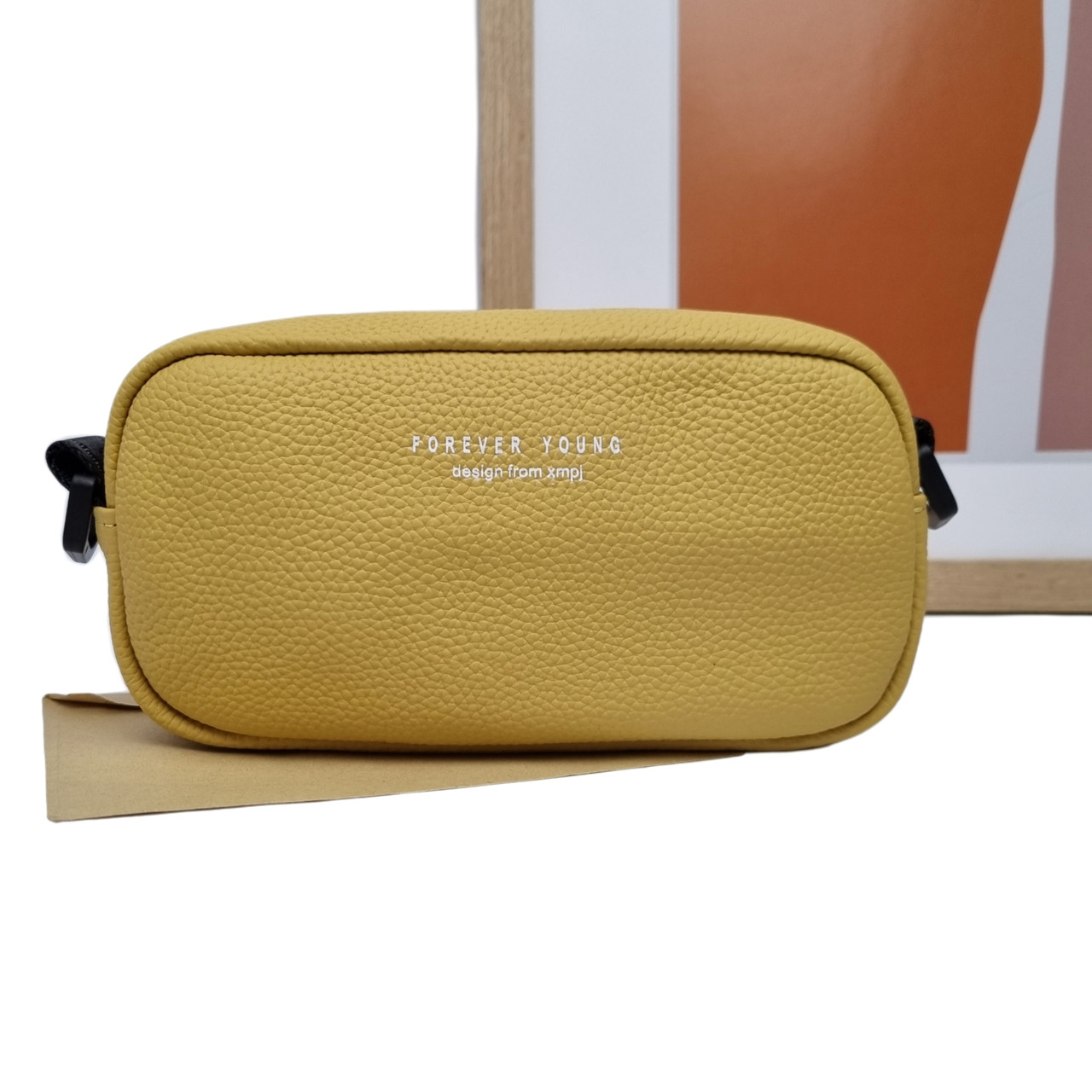Жіноча маленька сумка крос-боді жовтий Арт.8200-B yellow Any Whim (54)