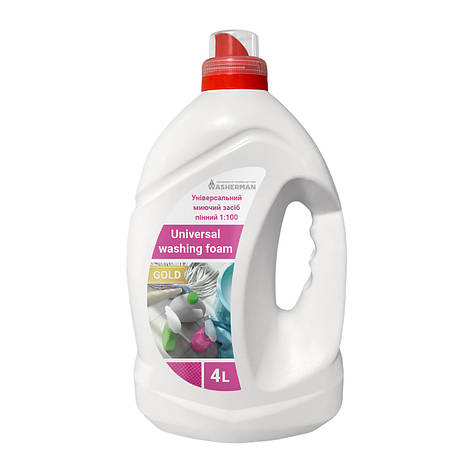 Універсальний миючий пінний 1:100 Universal washing foam Gold 4 л, фото 1