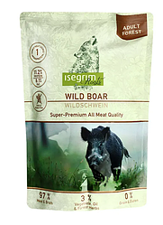 Вологий корм Isegrim Wild Boar (для собак, монопротеїновий з кабаном, пастернаком і травами) 410г