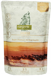 Вологий корм Isegrim Horse (для собак, монопротеїновий з кониною, овочами та травами ) 410г