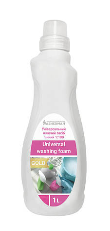 Універсальний миючий пінний 1:100 Universal washing foam Gold 1 л, фото 1