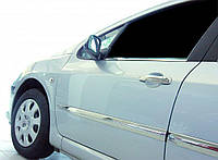 Молдинг дверной (4 шт, нерж) для Peugeot 308 2007-2013 гг