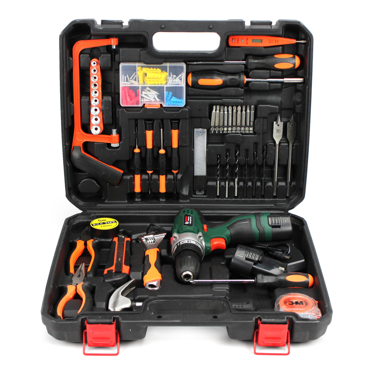 Акумуляторний шурупокрут Bosch PBA EasyDrill 1200 (12V, 2 Ah) з набором інструментів. АКБ шурупокрут Бош