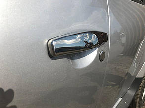 Накладки на ручки (4 шт., нерж.) OmsaLine - Італійська нержавійка для Dacia Duster 2008-2018 рр