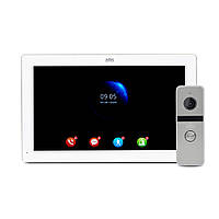 Комплект видеодомофона ATIS AD-1070FHD/T White с поддержкой Tuya Smart + AT-400HD Silver