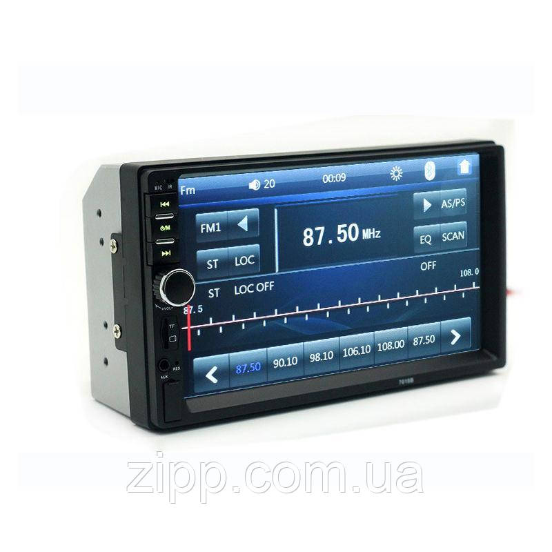 Автомагнітола 7018B 2DIN із сенсорним дисплеєм 7 дюймів, фото 1