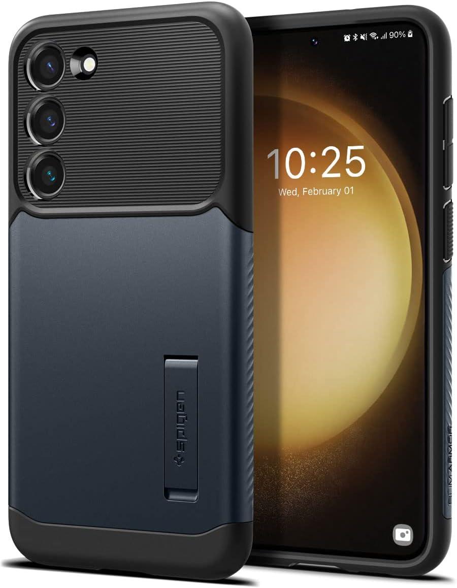 Чохол Spigen для Samsung Galaxy S23 - Slim Armor, Metal Slate (ACS05734)