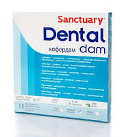 Платки для коффердаму Dental Dam блакитні (medium) 152 мм*152 мм, 36 шт