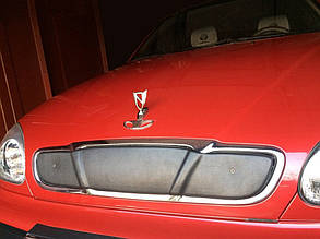 Зимова накладка на решітку (верхня) Матова для Daewoo Lanos 1998-2017 рр