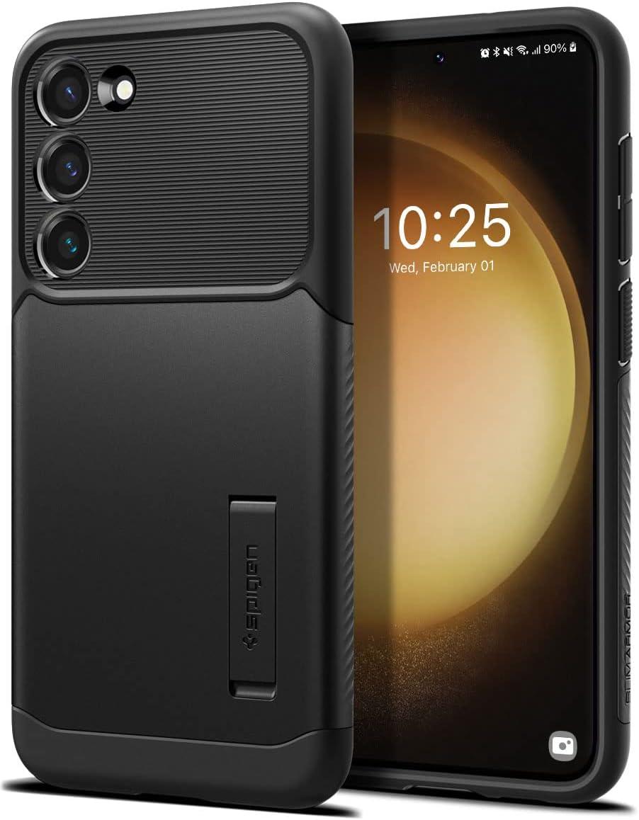 Чохол Spigen для Samsung Galaxy S23 - Slim Armor, Black (ACS05735)