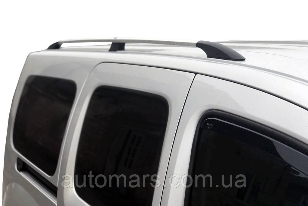 Рейлінги хром Максі база, Пластикові ніжки для Mercedes Citan 2013-2021 рр, фото 1