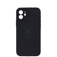 Чехол Full Silicone Camera для iPhone 12 Black (18)