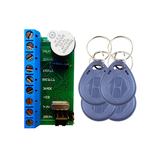 Комплект контролер NM-Z5R (1шт) + RFID KEYFOB EM-Blue (4 шт), фото 1